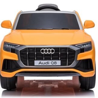 Coche Audi Q8 12V de bateria para niños, Amarillo, Mando Rc - INDA146-JJ2066AM